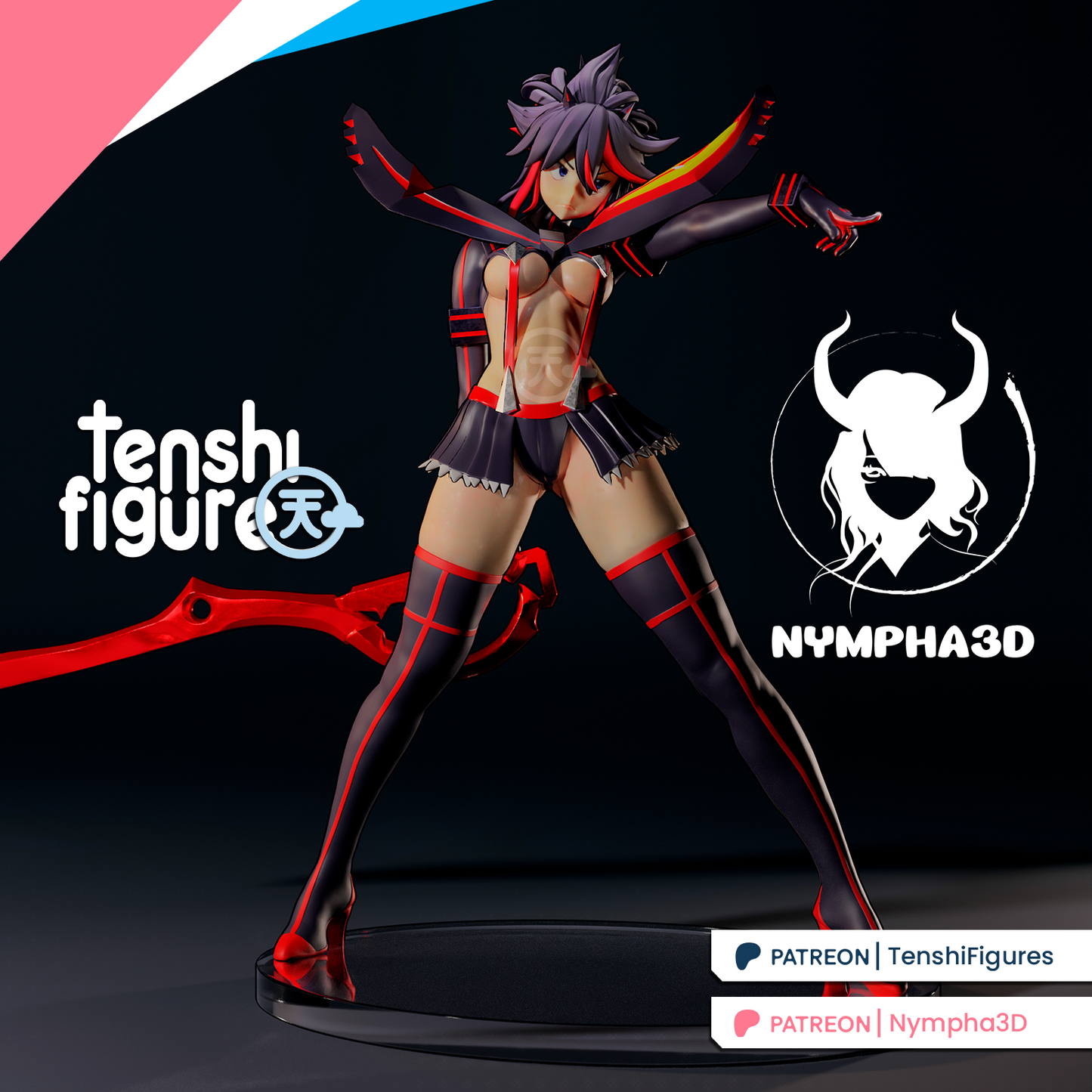 Ryuko - Kill la Kill | Painted / Unpainted Options