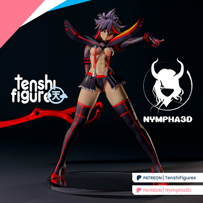 Ryuko - Kill la Kill | Painted / Unpainted Options