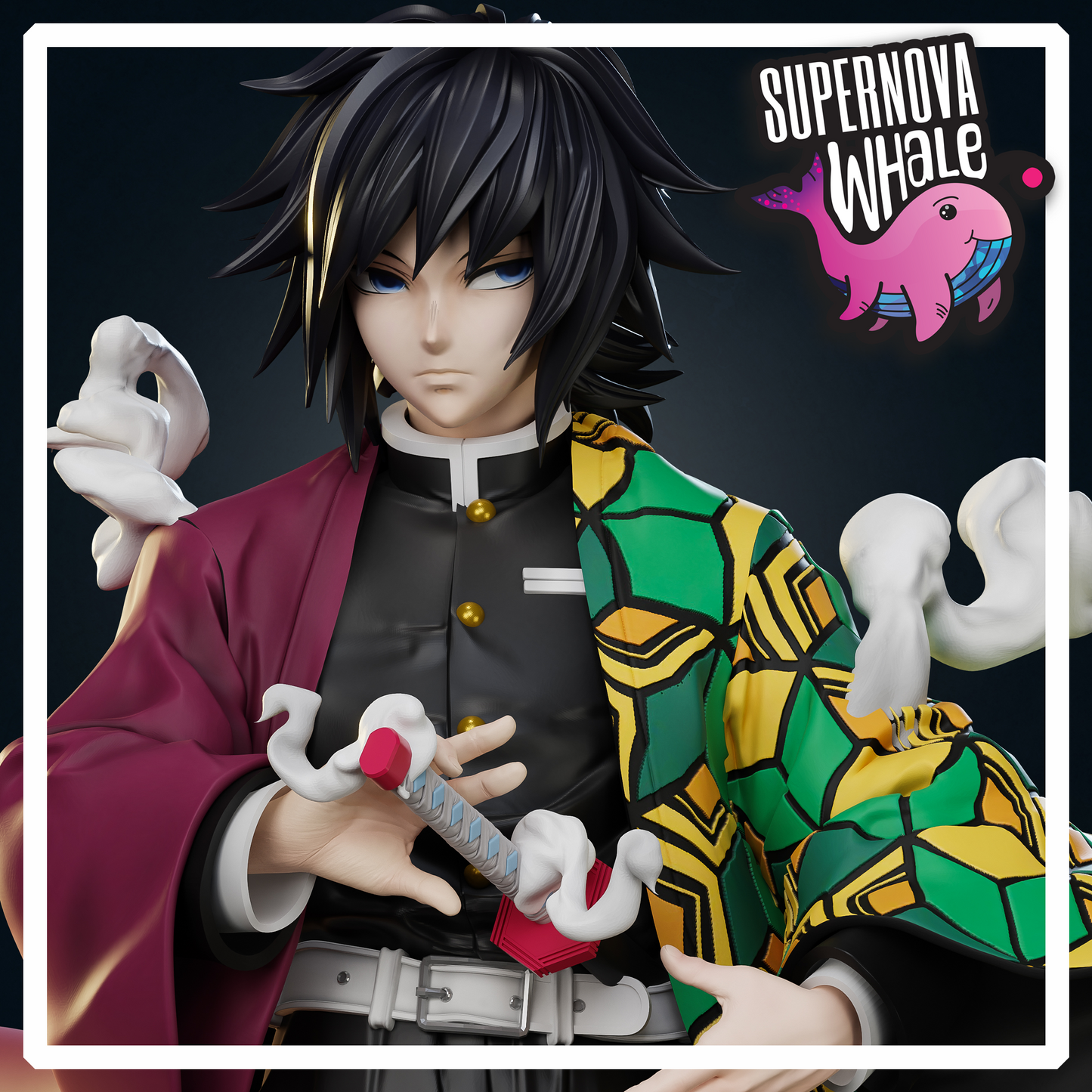Tomioka Giyu - Demon Slayer | Painted / Unpainted Options