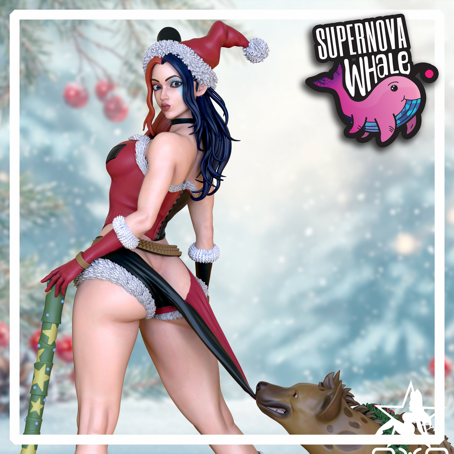 Harley Quinn Holiday | Painted / Unpainted Options