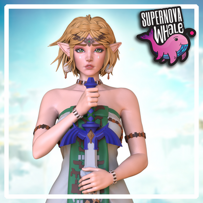 Princess Zelda - Tears of the Kingdom | Painted / Unpainted Options
