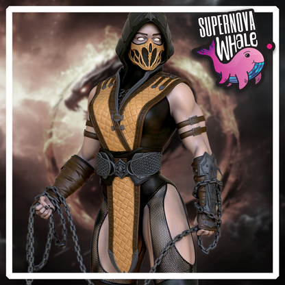 Scorpion - Mortal Kombat| Painted / Unpainted Options