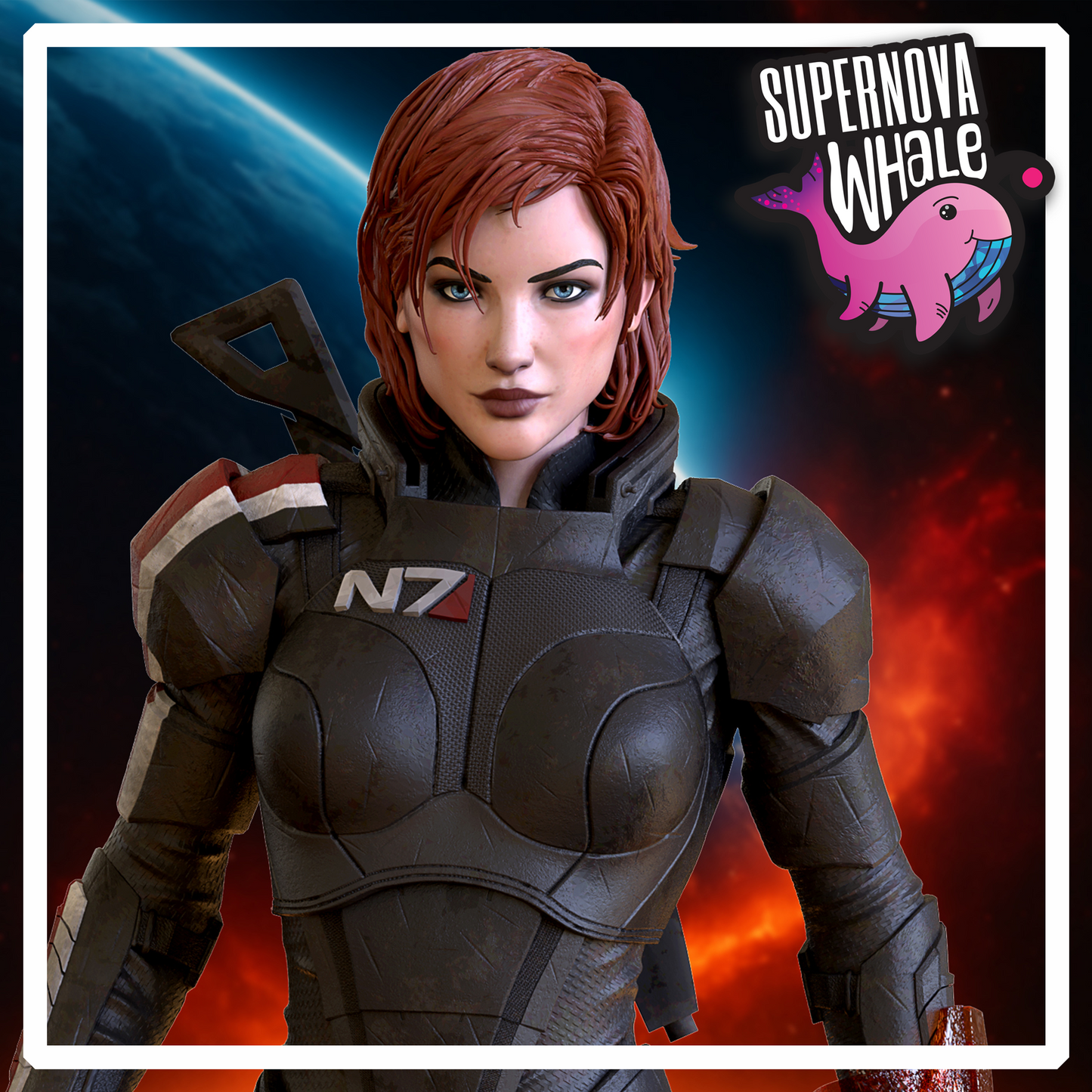 Female Commander Shepard - Mass Effect | Painted / Unpainted Options