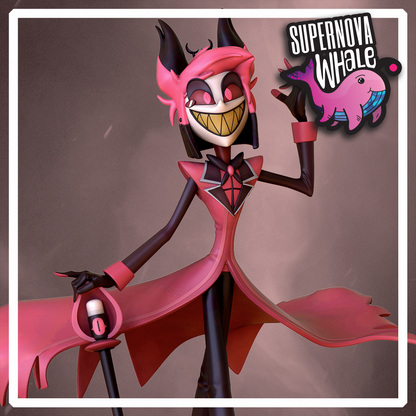 Alastor - Hazbin Hotel | Painted / Unpainted Options