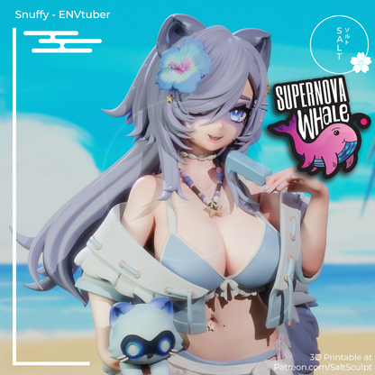 Snuffy - Vtuber | Painted / Unpainted Options