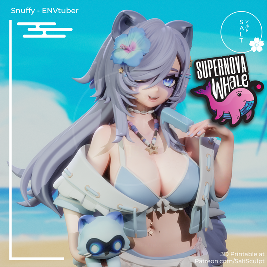 Snuffy - Vtuber | Painted / Unpainted Options