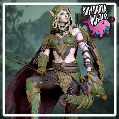 Alleria Windrunner - World of Warcraft | Painted / Unpainted Options