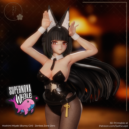 Hoshimi Miyabi (Bunny Suit) - Zenless Zone Zero | Painted / Unpainted Options