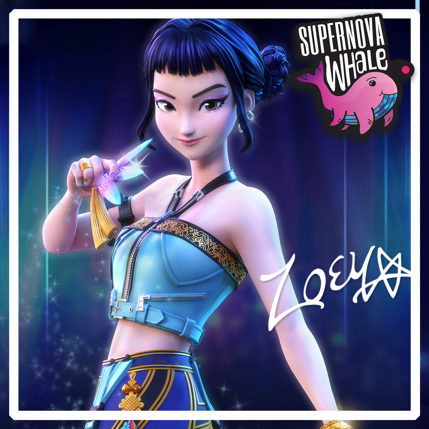 Zoey - Kpop Demon Hunters | Painted / Unpainted Options