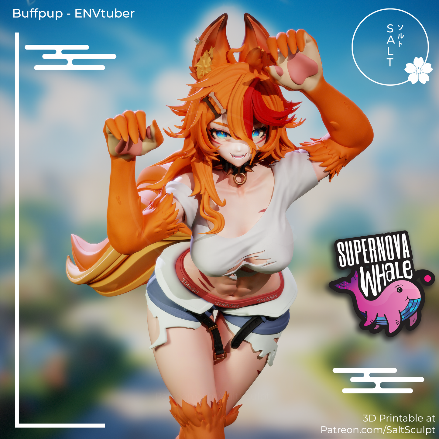 Buffpup - Vtuber | Painted / Unpainted Options