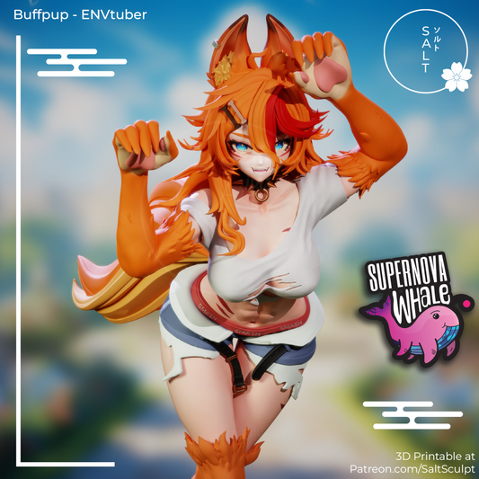 Buffpup - Vtuber | Painted / Unpainted Options