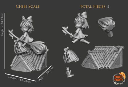 Fan Made Chibi Kiki Figure