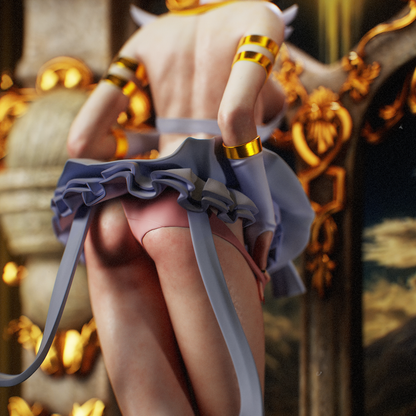 Panty - Panty and Stocking | Painted / Unpainted Options