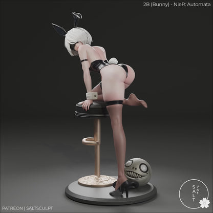 2B Bunny - Nier Automata | Painted / Unpainted Options