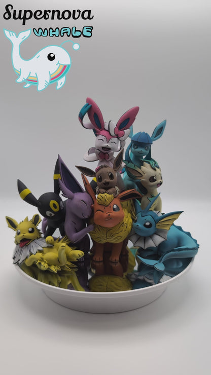 Eeveelution Family Diorama